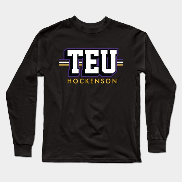 Tight End University - TEU - TJ Hockenson - Minnesota Vikings Long Sleeve T-Shirt by nicklower